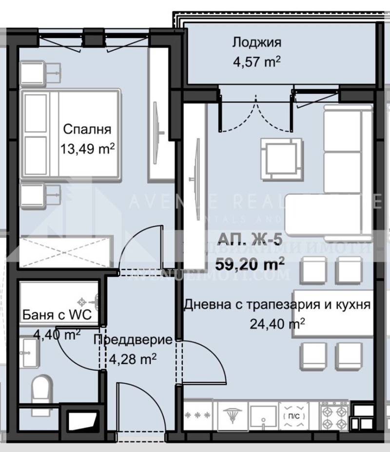 Zu verkaufen  1 Schlafzimmer Plowdiw , Hristo Smirnenski , 76 qm | 82474351 - Bild [2]