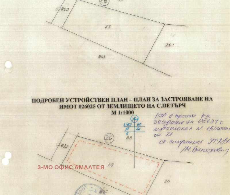 Προς πώληση  Οικόπεδο περιοχή Σόφια , Πεταρτσ , 665 τ.μ | 19979034 - εικόνα [6]