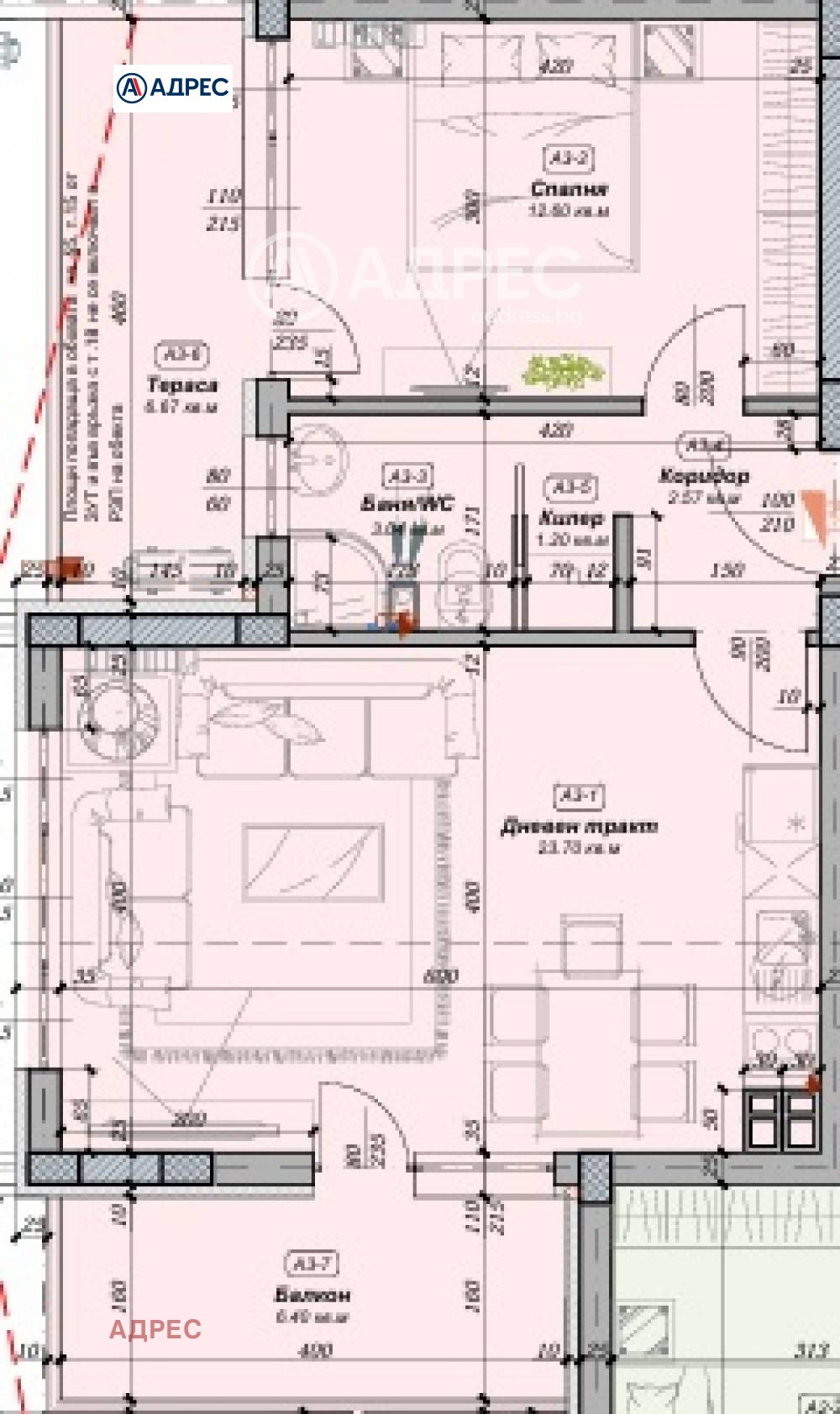 Продава 2-СТАЕН, гр. Варна, м-т Акчелар, снимка 4 - Апартаменти - 54628505