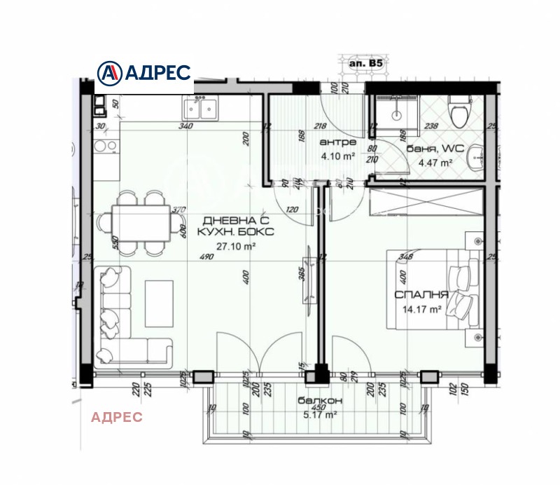 Продава 2-СТАЕН, гр. Варна, Виница, снимка 2 - Aпартаменти - 47812169