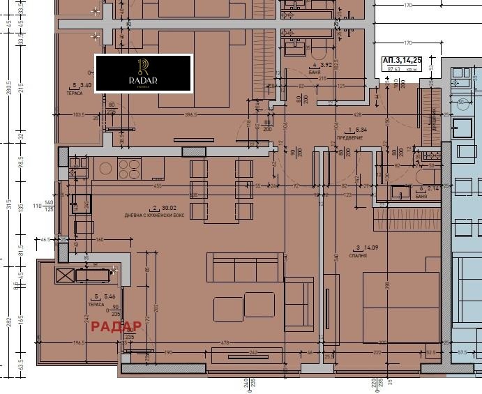 Zu verkaufen  2 Schlafzimmer Sofia , Malinowa dolina , 103 qm | 37666097