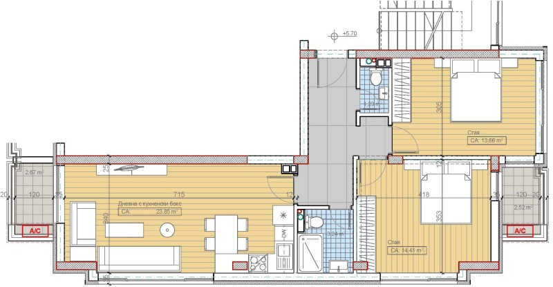 Продава  3-стаен град София , м-т Гърдова глава , 107 кв.м | 53119941 - изображение [3]
