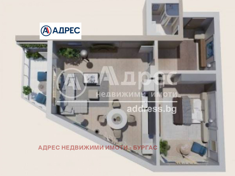 Продава  2-стаен град Бургас , Сарафово , 70 кв.м | 62242376 - изображение [4]