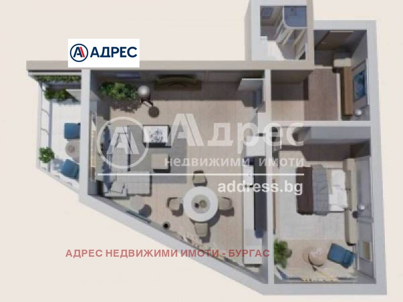 Продава  2-стаен град Бургас , Сарафово , 70 кв.м | 62242376