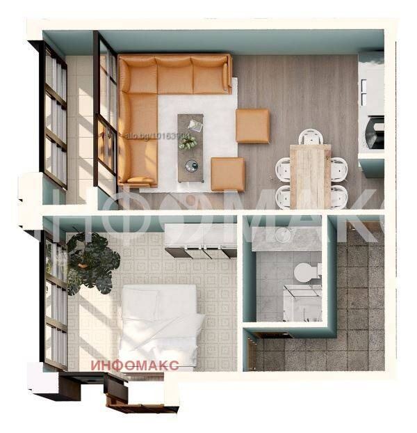 Продава 2-СТАЕН, гр. Бургас, Братя Миладинови, снимка 3 - Апартаменти - 51841592