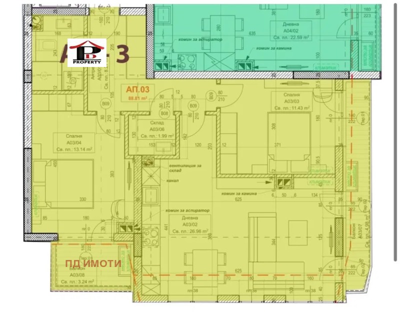 Продава 3-СТАЕН, гр. София, Овча купел, снимка 1 - Aпартаменти - 49207118