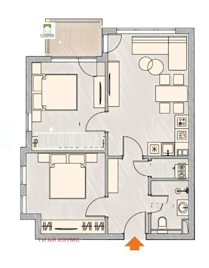 Продава 3-СТАЕН, гр. София, Малинова долина, снимка 2 - Апартаменти - 52077174