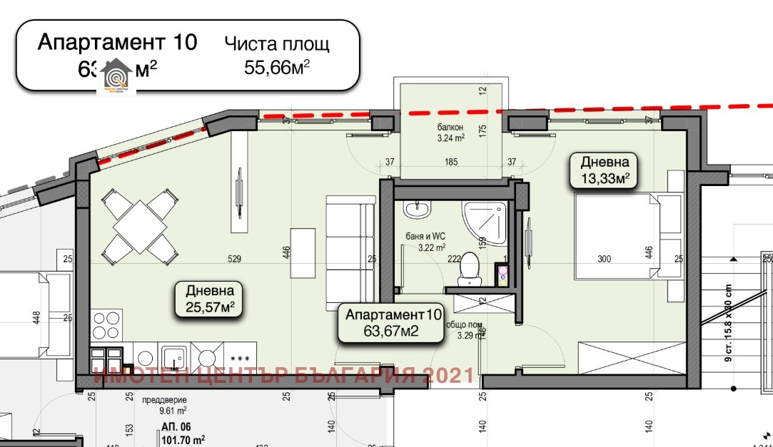 Продава 2-СТАЕН, гр. София, Манастирски ливади, снимка 5 - Апартаменти - 53785675