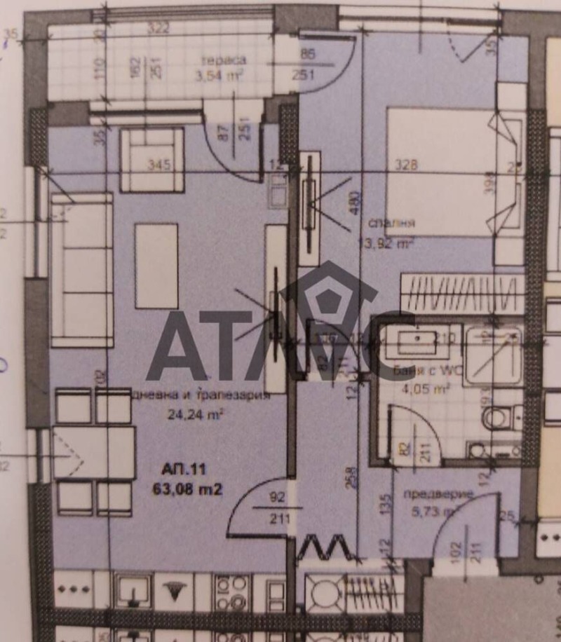 Продава 2-СТАЕН, гр. Пловдив, Тракия, снимка 14 - Апартаменти - 50005169