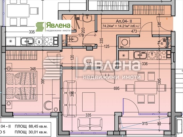 Til salg  1 soveværelse Sofia , Dragalevtsi , 86 kvm | 88512989 - billede [10]