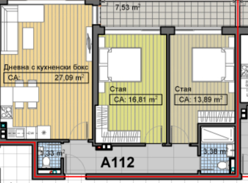 Продава 3-СТАЕН, гр. София, Павлово, снимка 1 - Aпартаменти - 48894245