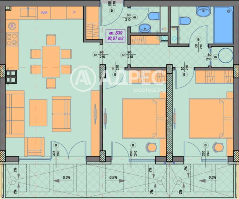 Продава 3-СТАЕН, гр. София, Манастирски ливади, снимка 3 - Апартаменти - 53148981