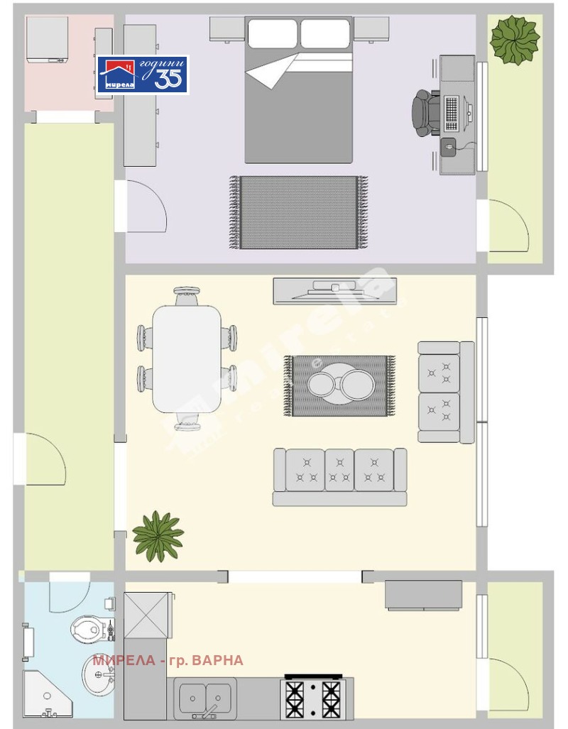 Продава 2-СТАЕН, гр. Варна, Център, снимка 12 - Апартаменти - 53282586