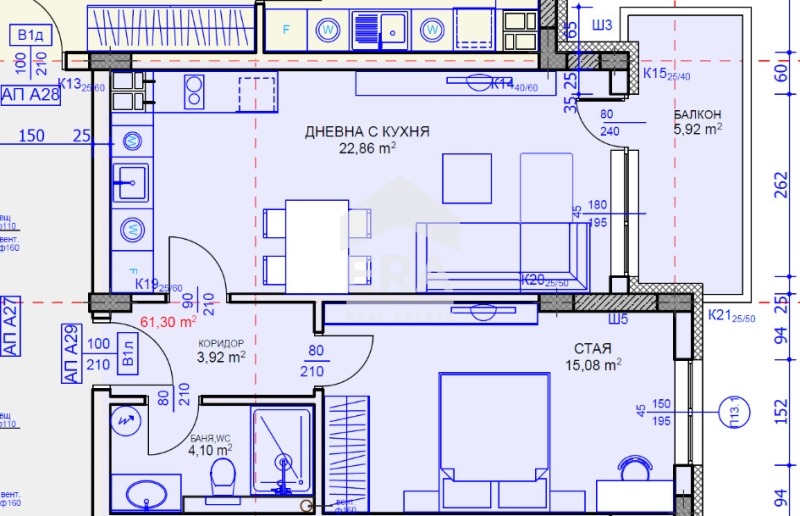 Продава 2-СТАЕН, гр. Русе, Център, снимка 5 - Апартаменти - 56735206