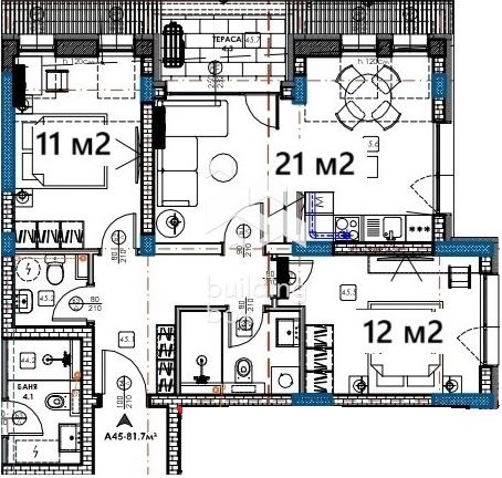 Продава  3-стаен град Варна , Изгрев , 97 кв.м | 37682508 - изображение [2]