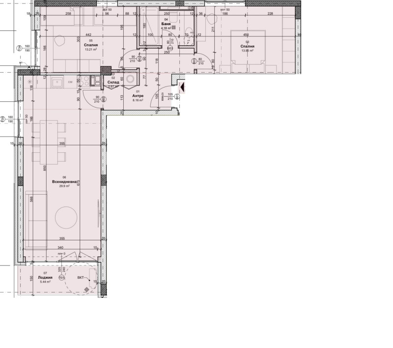 Продава 3-СТАЕН, гр. Варна, Виница, снимка 3 - Апартаменти - 53029007