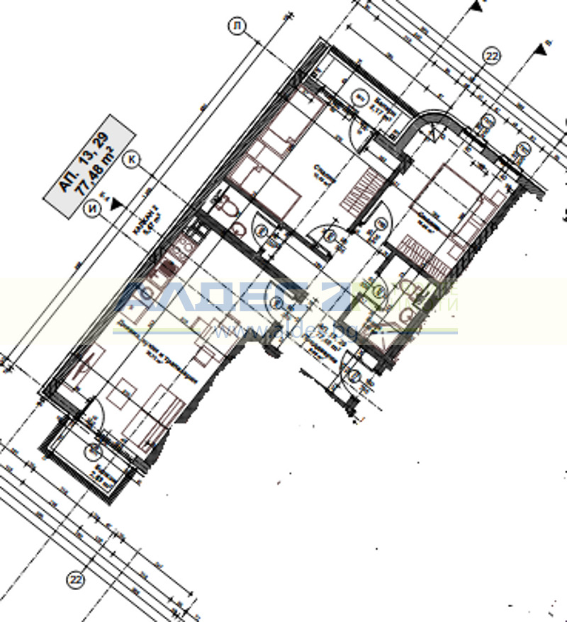 Продава 3-СТАЕН, гр. София, Зона Б-19, снимка 2 - Апартаменти - 53647580