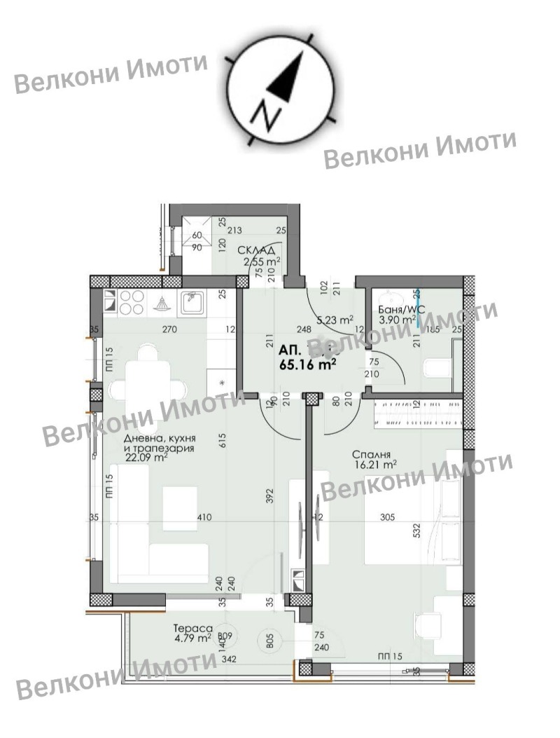 Продава  2-стаен град Пловдив , Отдих и култура , 73 кв.м | 88557746 - изображение [2]