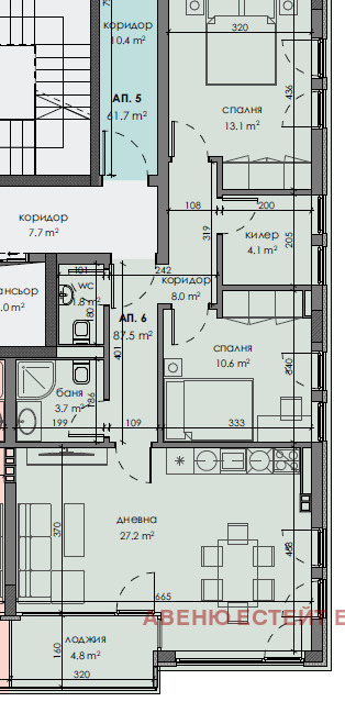 Продается  2 спальни Варна , Бриз , 112 кв.м | 88277382 - изображение [3]
