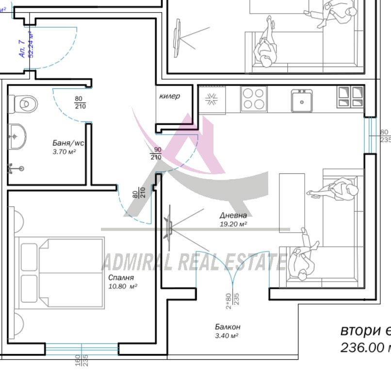 Продава 2-СТАЕН, гр. Варна, Възраждане 3, снимка 3 - Апартаменти - 54298885