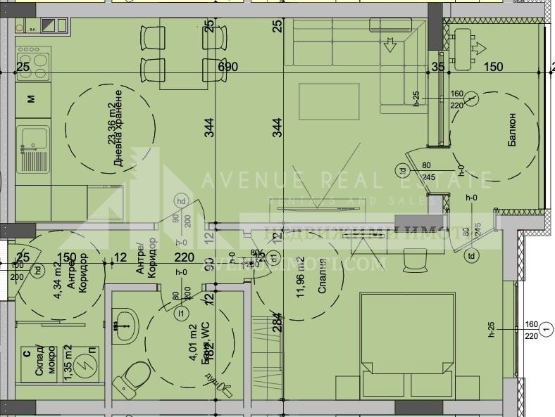 Продава  2-стаен град Бургас , Славейков , 68 кв.м | 98127446