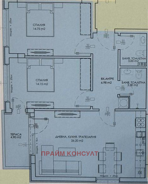 Продава 3-СТАЕН, гр. Пловдив, Отдих и култура, снимка 4 - Апартаменти - 53234007