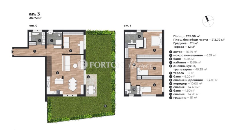 Продава  Мезонет град София , Драгалевци , 276 кв.м | 26978108 - изображение [11]