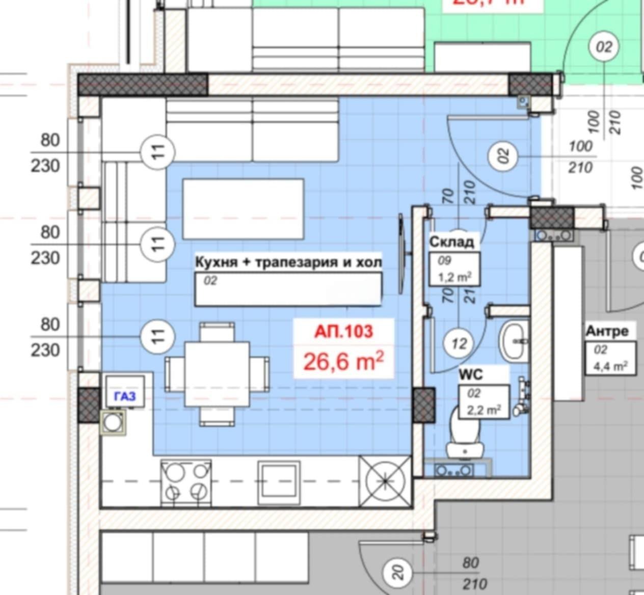 Продава 1-СТАЕН, гр. София, в.з.Малинова долина, снимка 2 - Апартаменти - 54274243