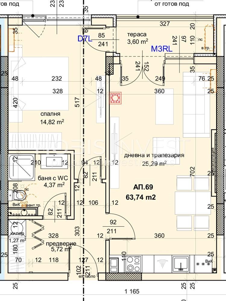 Продава 2-СТАЕН, гр. Пловдив, Тракия, снимка 16 - Апартаменти - 54046493