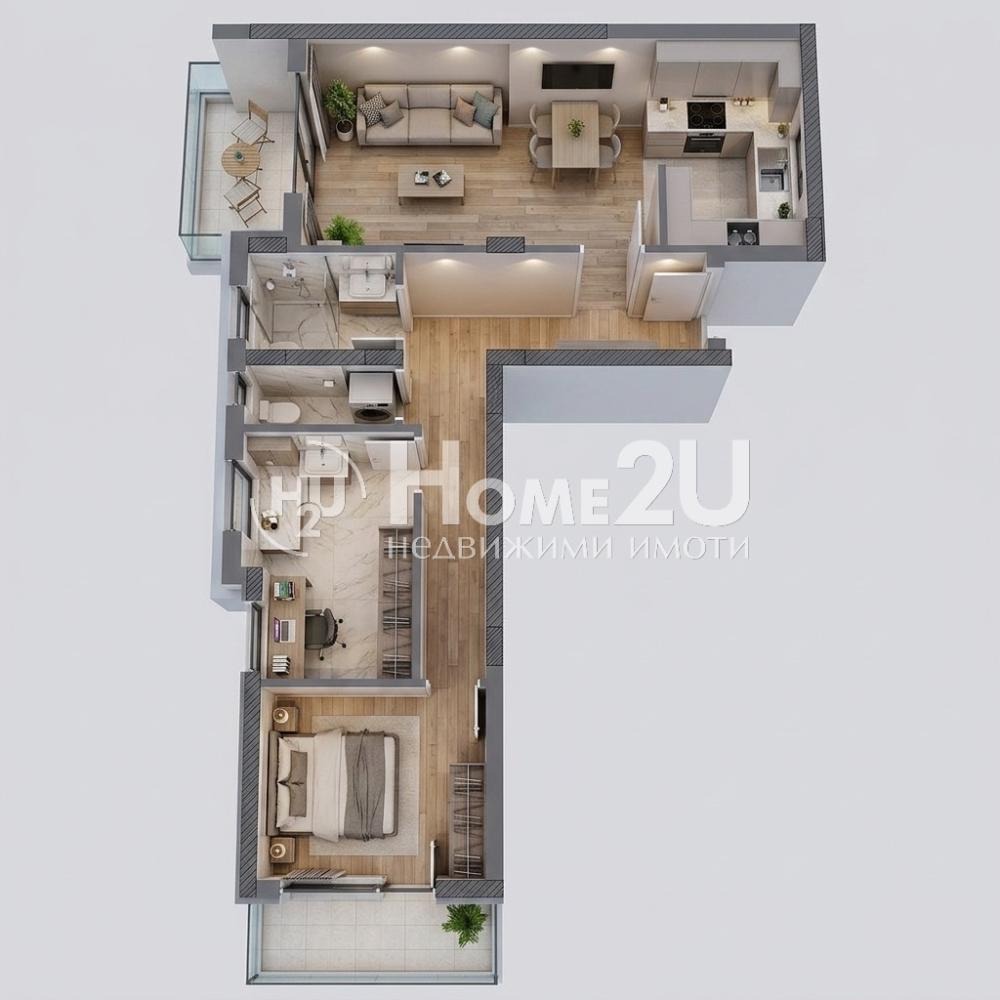 Продава 3-СТАЕН, гр. Пловдив, Тракия, снимка 4 - Апартаменти - 55117637