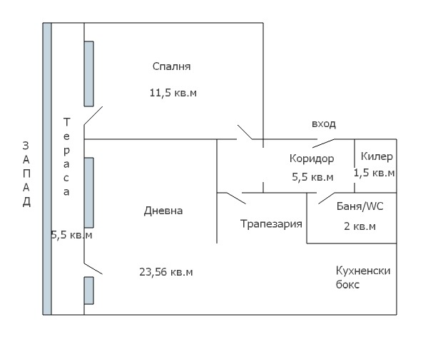 Продава 2-СТАЕН, гр. Варна, Окръжна болница-Генерали, снимка 16 - Апартаменти - 54142594