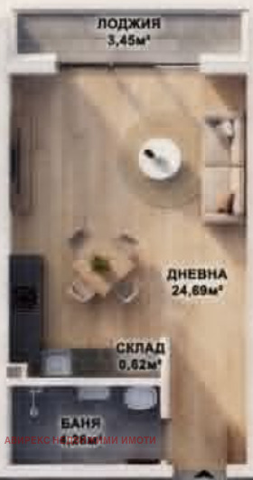 Продава 1-СТАЕН, гр. Пловдив, Кючук Париж, снимка 2 - Апартаменти - 55800331