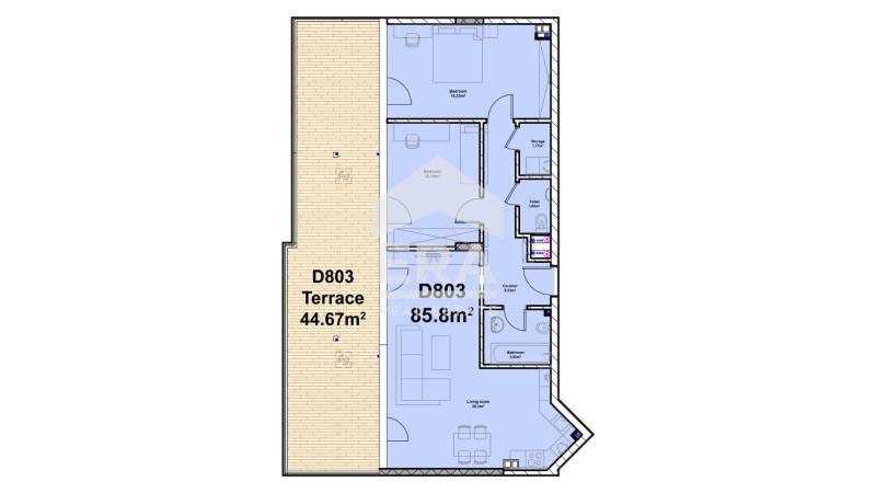 Продава 3-СТАЕН, гр. София, Полигона, снимка 2 - Aпартаменти - 49359076