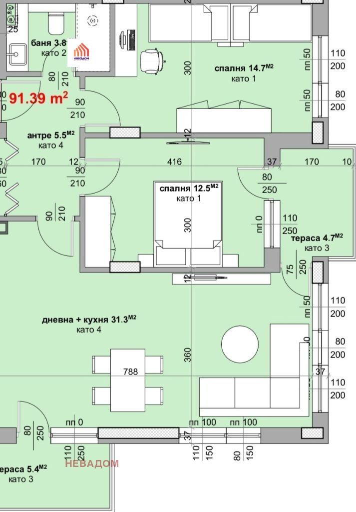 À vendre  2 chambres Stara Zagora , Jeleznik - iztok , 9139 m² | 92510210 - image [9]