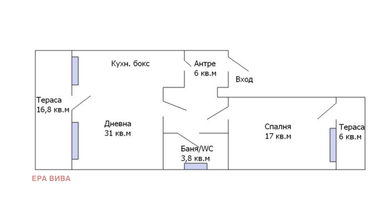 Продава 2-СТАЕН, с. Кранево, област Добрич, снимка 11 - Апартаменти - 55835527