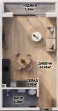 Продава  1-стаен град Пловдив , Кючук Париж , 47 кв.м | 97282129 - изображение [2]