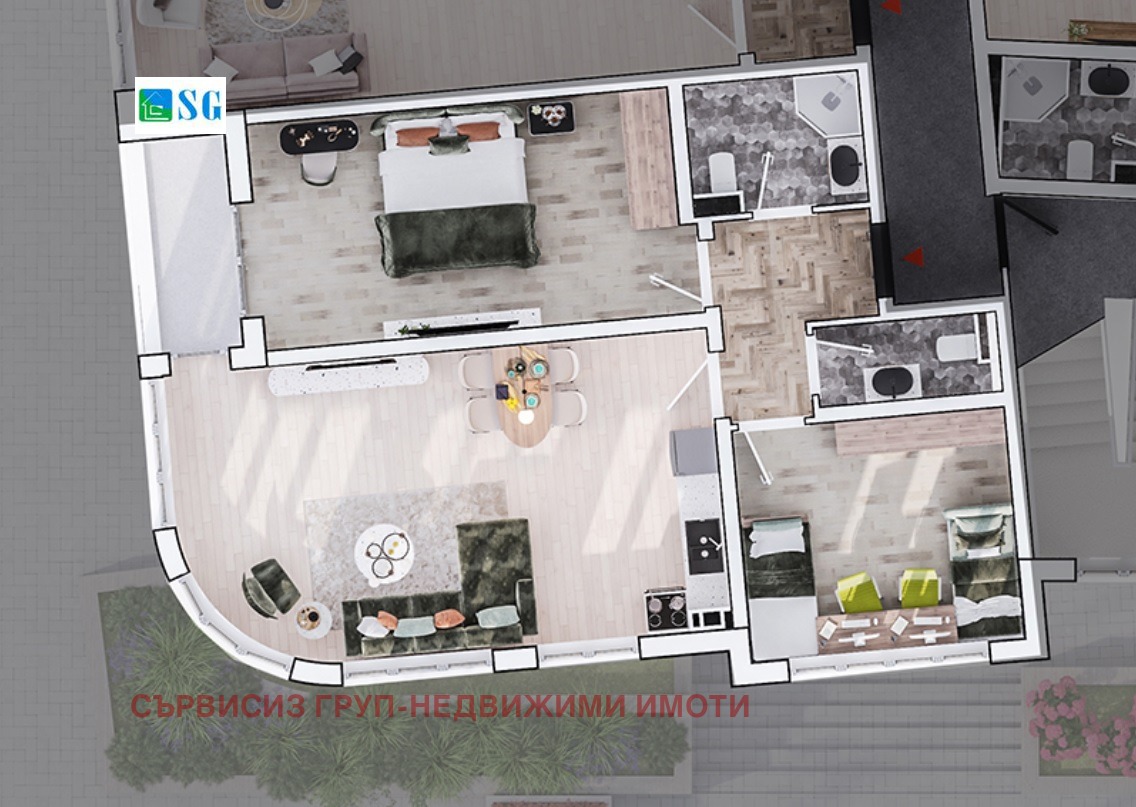 Продава 3-СТАЕН, гр. София, Стрелбище