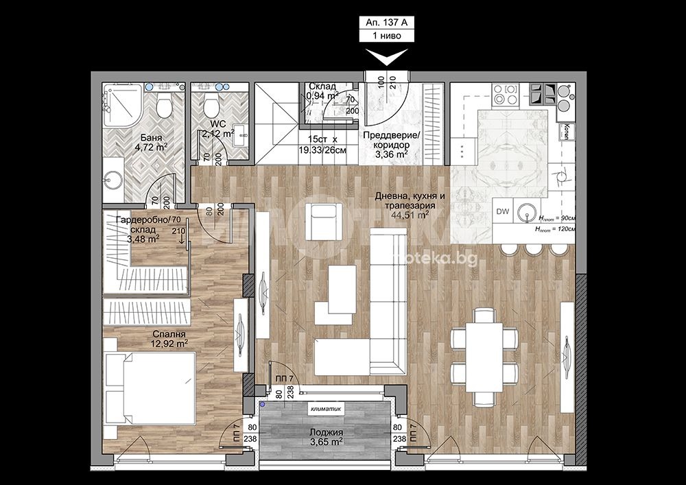 Продава МНОГОСТАЕН, гр. София, Младост 4, снимка 2 - Апартаменти - 49176323