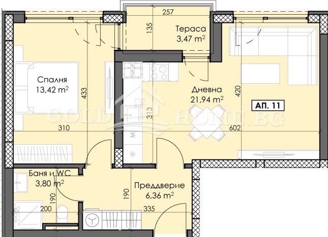 Продава 2-СТАЕН, гр. Пловдив, Тракия, снимка 3 - Апартаменти - 54304172
