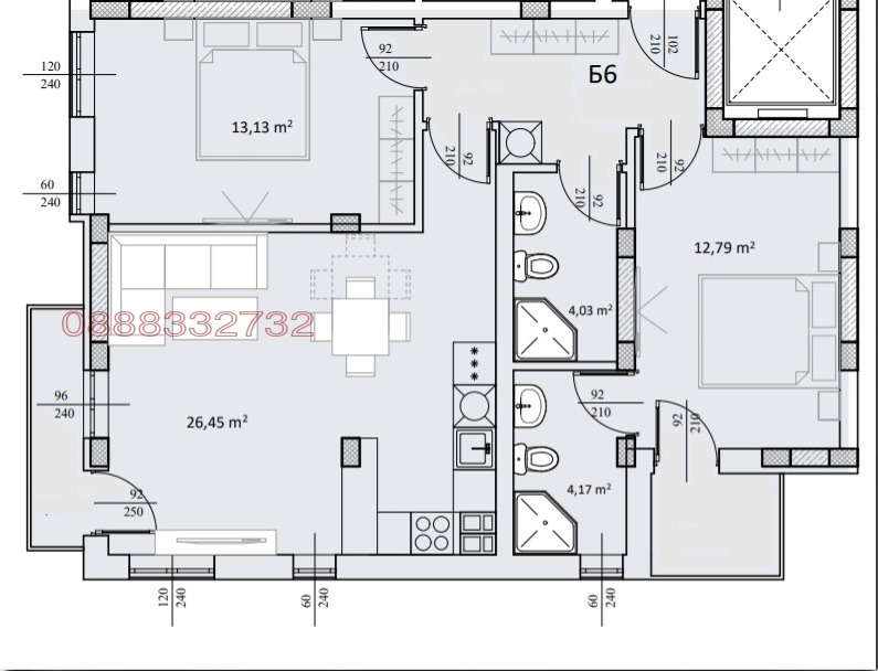 Продава 3-СТАЕН, гр. Пловдив, Кършияка, снимка 3 - Апартаменти - 52503474