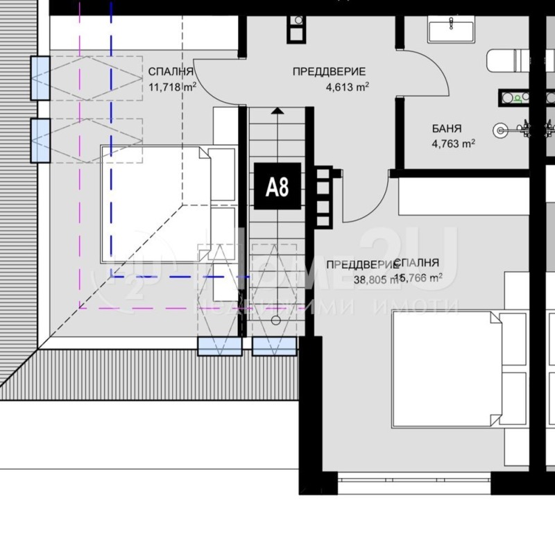 Продава 3-СТАЕН, гр. София, Кръстова вада, снимка 13 - Апартаменти - 52983585