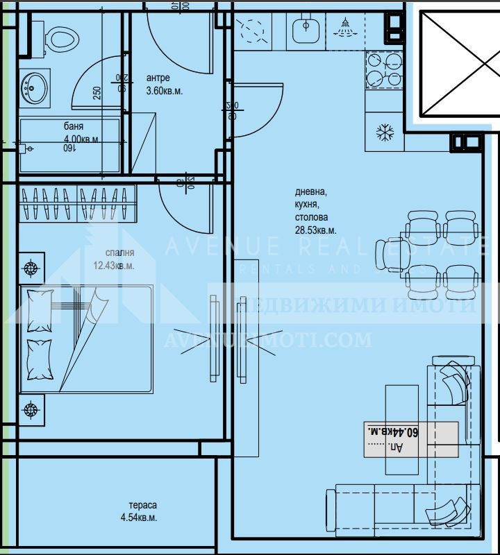 Te koop  1 slaapkamer Plovdiv , Karsjijaka , 70 m² | 62884717 - afbeelding [2]