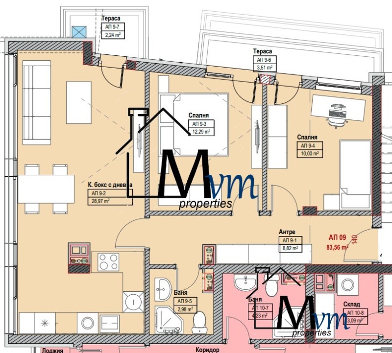 Продава 3-СТАЕН, гр. София, Овча купел, снимка 1 - Aпартаменти - 47327573