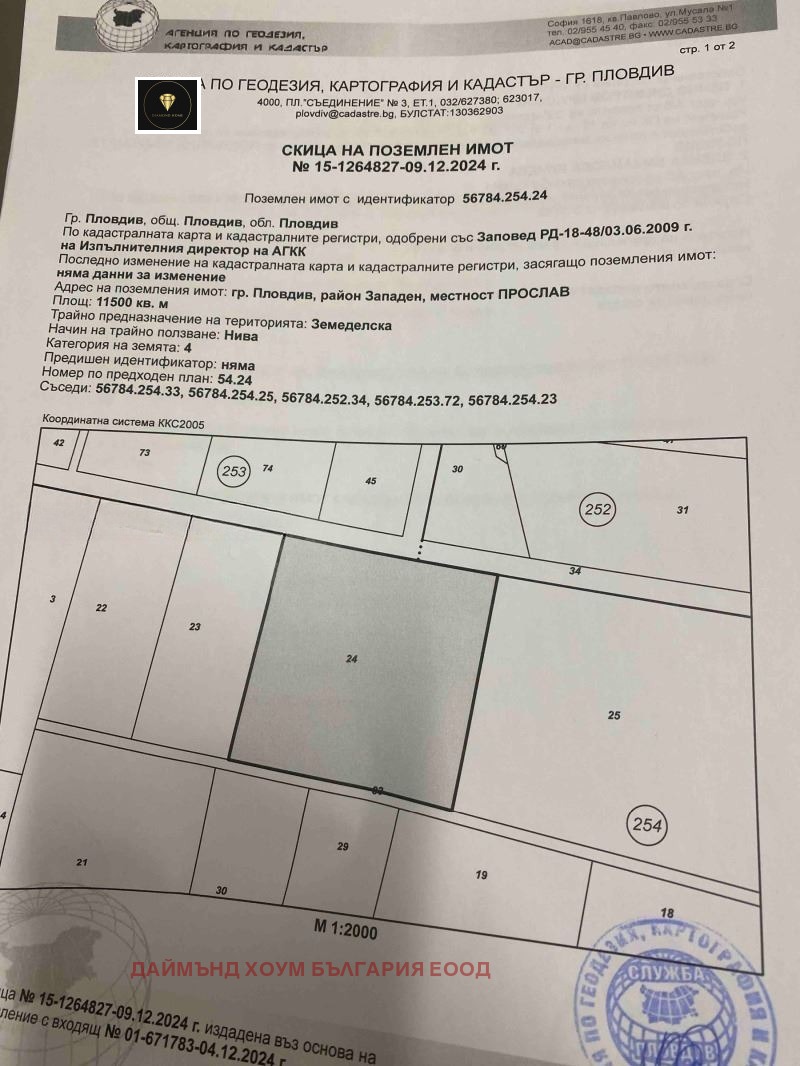 À vendre  Parcelle Plovdiv , Proslav , 9200 m² | 84873217 - image [8]
