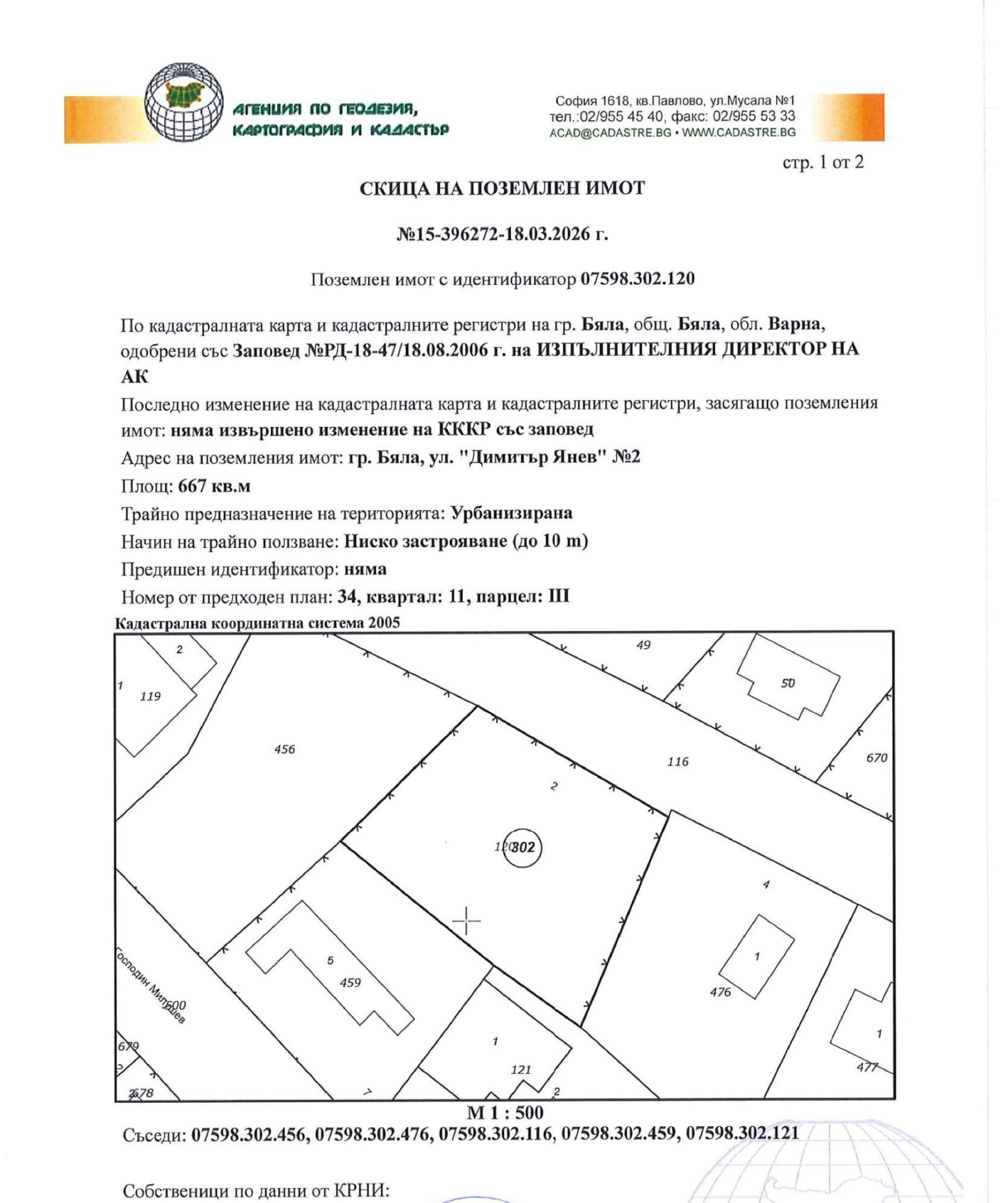 Продава ПАРЦЕЛ, гр. Бяла, област Варна