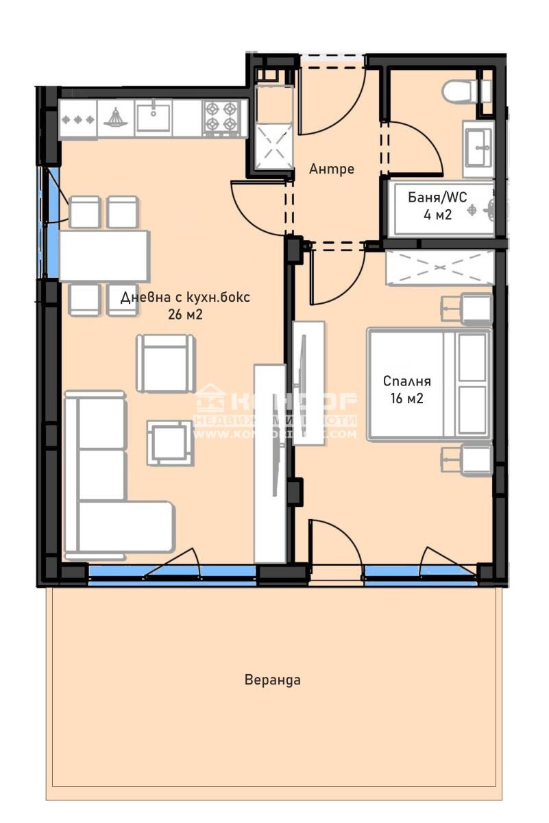 Продава 2-СТАЕН, гр. Пловдив, Остромила, снимка 4 - Апартаменти - 52934878