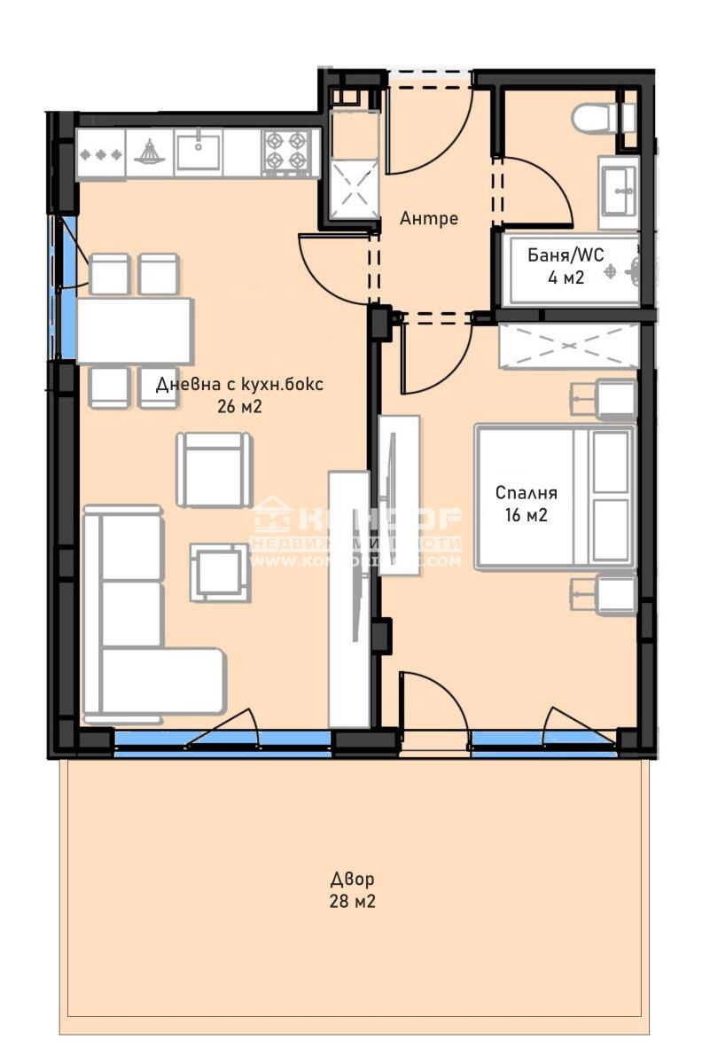 Продава 2-СТАЕН, гр. Пловдив, Остромила, снимка 5 - Апартаменти - 52934878