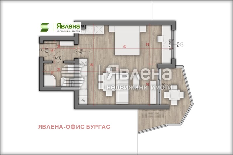 Продава 1-СТАЕН, гр. Царево, област Бургас, снимка 15 - Aпартаменти - 47611579