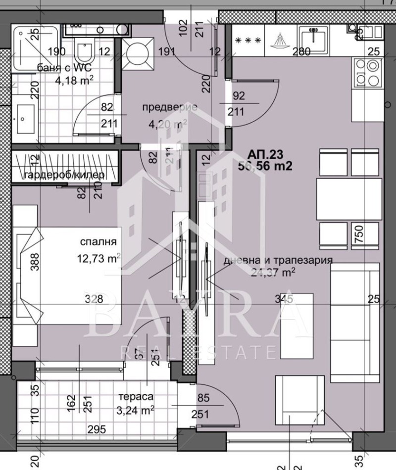 Na prodej  1 ložnice Plovdiv , Trakija , 67 m2 | 45243630 - obraz [5]