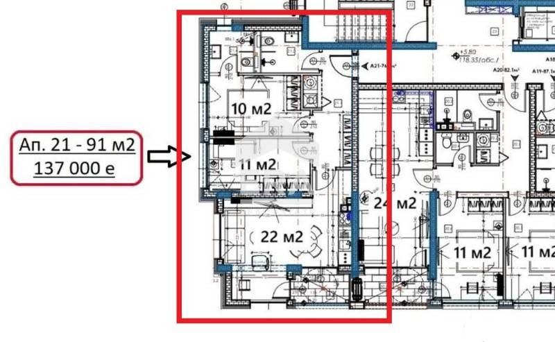 Na sprzedaż  2 sypialnie Warna , Izgrew , 91 mkw | 62204281
